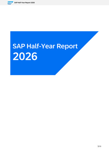 Thumbnail SAP Half-year Report 2026-h1