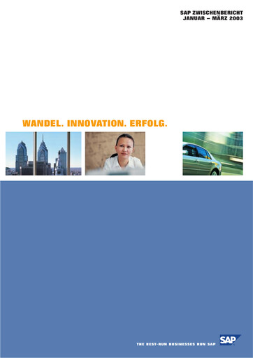 Vorschaubild SAP Quartalsbericht 2003-q1