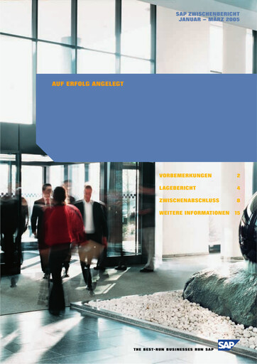Vorschaubild SAP Quartalsbericht 2005-q1