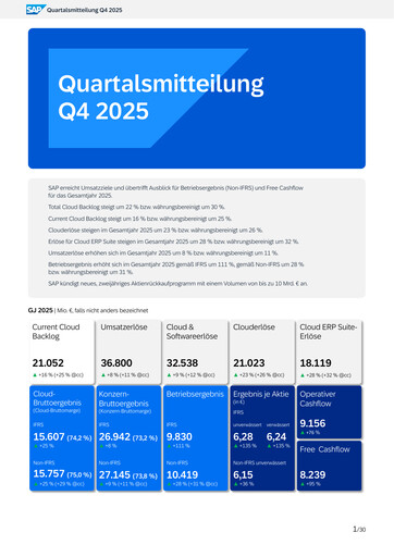Vorschaubild SAP Quartalsbericht 2025-q4