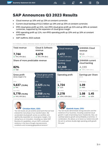 Thumbnail SAP Quarterly Report 2023-q3