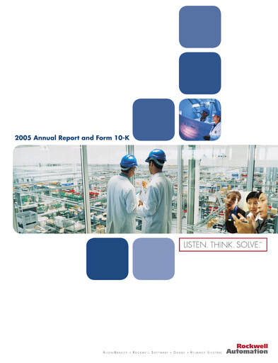 Thumbnail Rockwell Automation
 Annual Report 2005