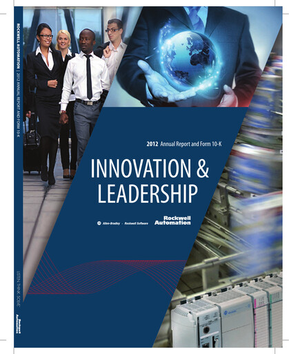 Thumbnail Rockwell Automation
 Annual Report 2012
