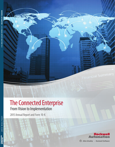Thumbnail Rockwell Automation
 Annual Report 2015