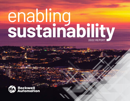 Thumbnail Rockwell Automation
 Sustainability Report 2022