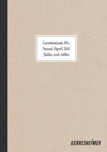 Vorschaubild Gerresheimer Jahresbericht 2015