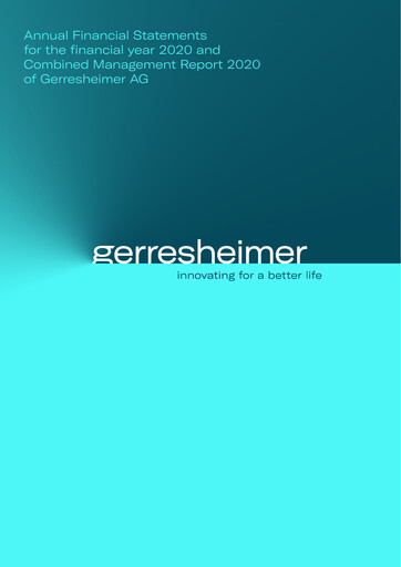 Thumbnail Gerresheimer Financial Statement 2020