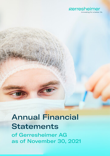 Thumbnail Gerresheimer Financial Statement 2021
