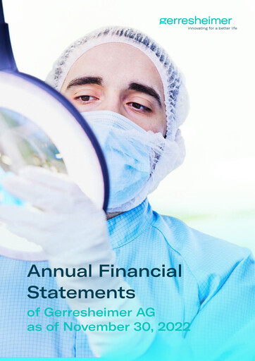 Thumbnail Gerresheimer Financial Statement 2022