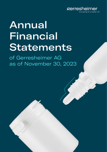 Thumbnail Gerresheimer Financial Statement 2023