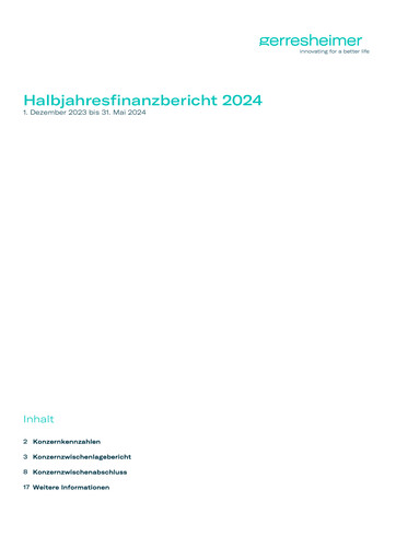 Thumbnail Gerresheimer Half-year Report 2024-h1