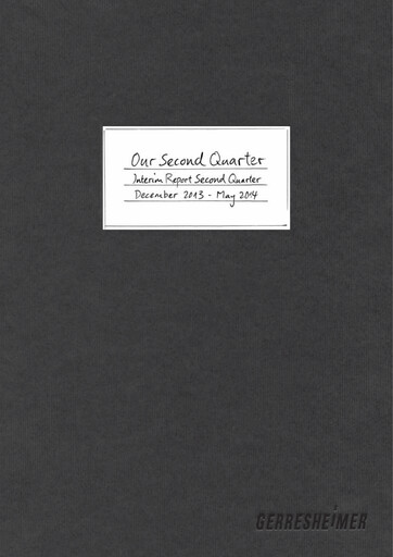 Thumbnail Gerresheimer Half-year Report 2014-h1