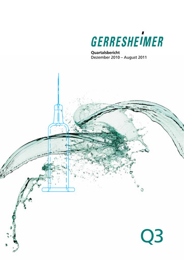 Thumbnail Gerresheimer Quarterly Report 2011-q3