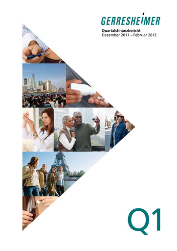 Thumbnail Gerresheimer Quarterly Report 2012-q1