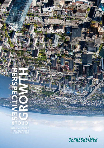 Thumbnail Gerresheimer Quarterly Report 2013-q3