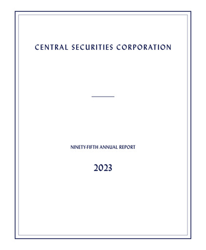Miniature Central Securities Rapport annuel 2023
