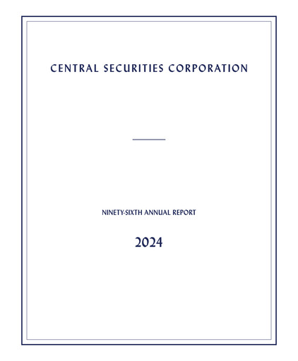 Miniature Central Securities Rapport annuel 2024