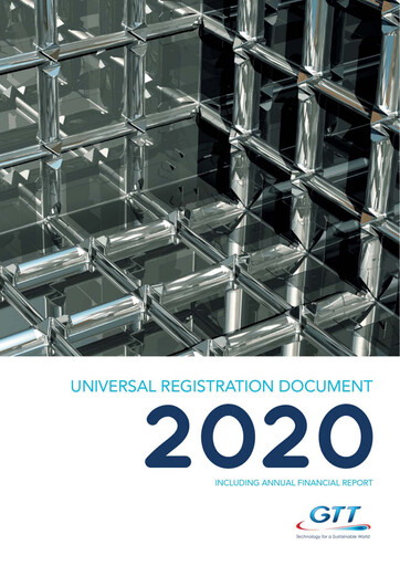 Miniature Gaztransport & Technigaz Document d'enregistrement universel 2020