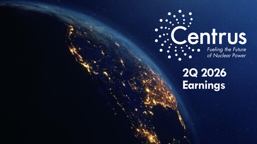 Thumbnail Centrus Energy Quarterly Report 2026-q2