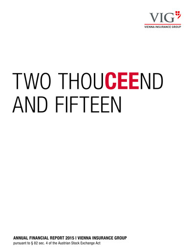 Thumbnail Vienna Insurance Group Financial Statement 2015