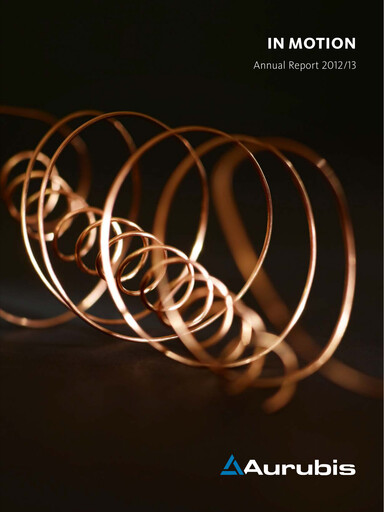Thumbnail Aurubis Annual Report 2012-2013