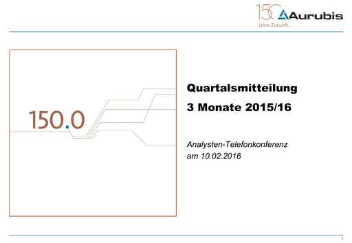 Thumbnail Aurubis Quarterly Report 2015-q1