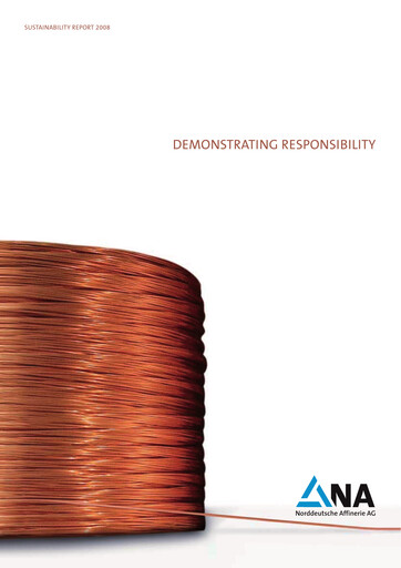 Vorschaubild Aurubis Nachhaltigkeitsbericht 2008