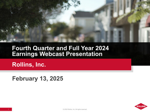 Thumbnail Rollins Quarterly Report 2024-q4