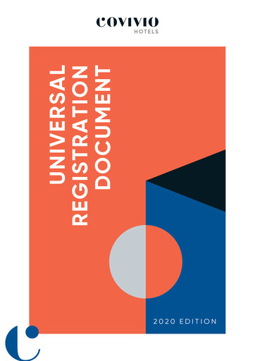 Thumbnail Covivio Hotels
 Universal Registration Document 2020