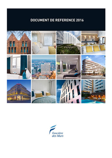 Thumbnail Covivio Hotels
 Universal Registration Document 2016
