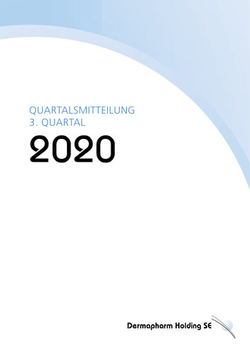 Thumbnail Dermapharm Quarterly Report 2020-q3