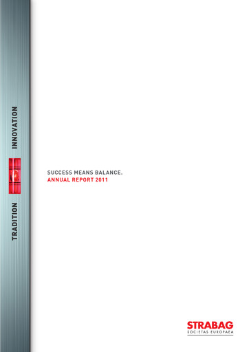 Thumbnail Strabag Annual Report 2011