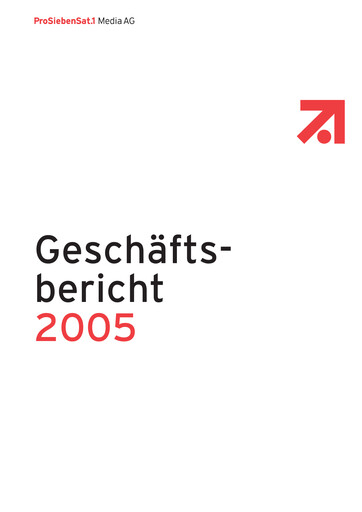 Thumbnail ProSiebenSat.1 Media
 Annual Report 2005