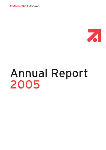 Thumbnail ProSiebenSat.1 Media
 Annual Report 2005