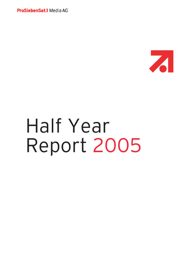 Thumbnail ProSiebenSat.1 Media
 Half-year Report 2005-h1