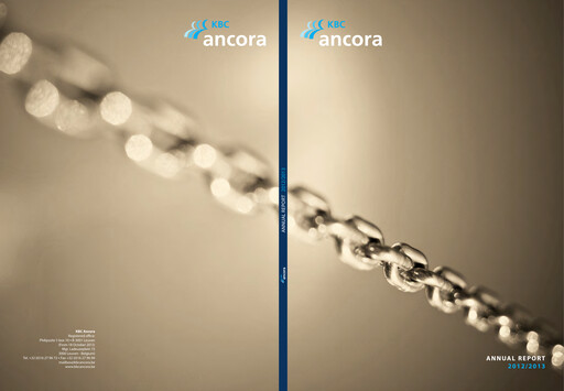 Thumbnail KBC Ancora Annual Report 2012-2013
