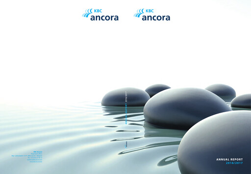 Thumbnail KBC Ancora Annual Report 2016-2017