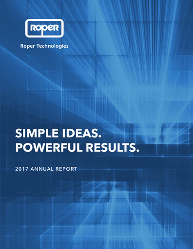 Vorschaubild Roper Technologies Jahresbericht 2017