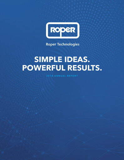 Vorschaubild Roper Technologies Jahresbericht 2018