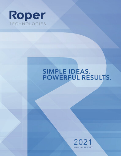 Vorschaubild Roper Technologies Jahresbericht 2021