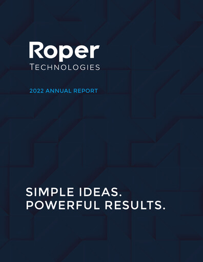 Vorschaubild Roper Technologies Jahresbericht 2022
