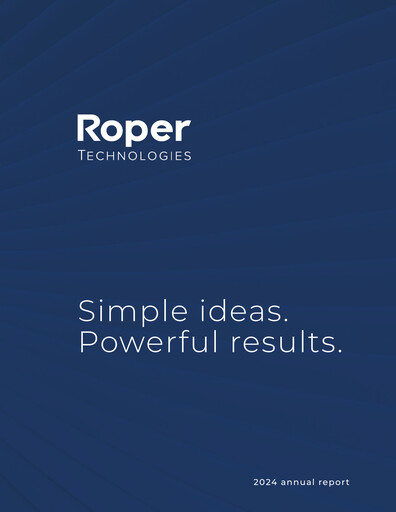 Vorschaubild Roper Technologies Jahresbericht 2024