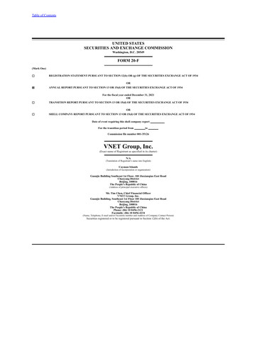 Thumbnail VNET Group Annual Report 2021