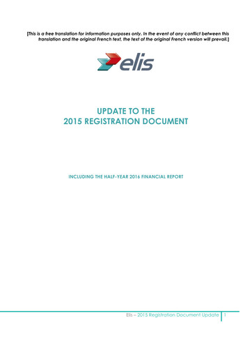 Thumbnail Elis Universal Registration Document 2015