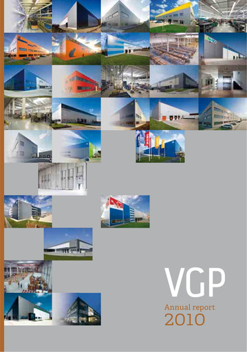 Miniature VGP NV Rapport annuel 2010