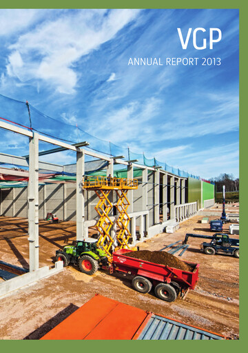 Miniature VGP NV Rapport annuel 2013