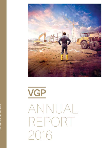 Miniature VGP NV Rapport annuel 2016
