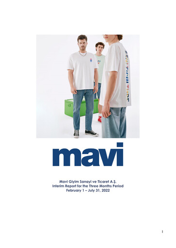 Thumbnail Mavi Giyim Sanayi ve Ticaret Half-year Report 2022-h1