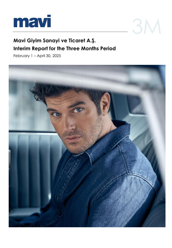 Vorschaubild Mavi Giyim Sanayi ve Ticaret Quartalsbericht 2025-q1