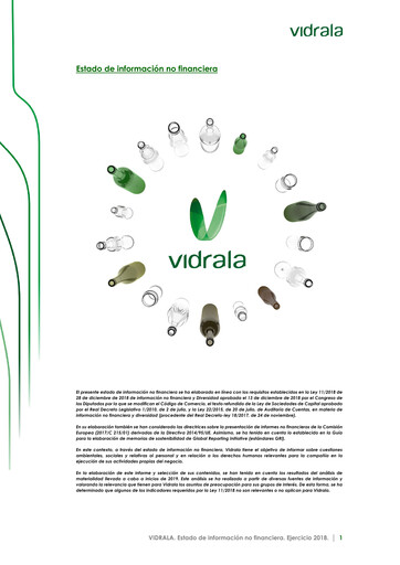 Thumbnail Vidrala ESG Report 2018